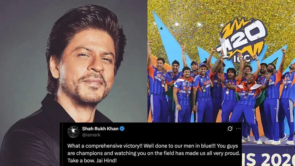 शाहरुख़ ख़ान से लेकर आलिया भट्ट तक; बॉलीवुड ने दी भारतीय टीम को T20 विश्व कप जीत पर बधाई